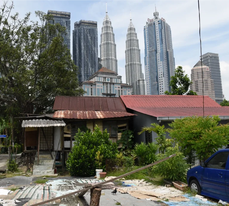 Traditional Malay house in Kg Baru